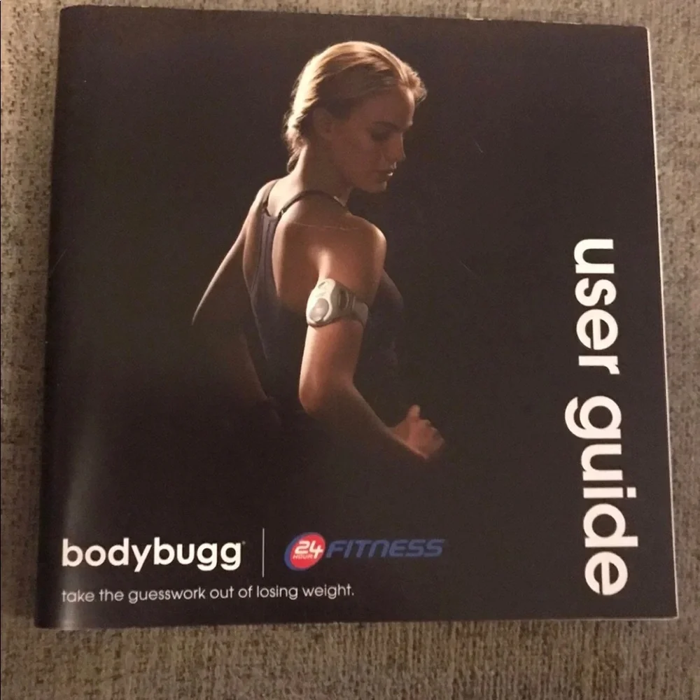 BODY BUGG V2 BODY MEDIA Activity Calorie Tracker Armband (24 Hr) w/ Accessories